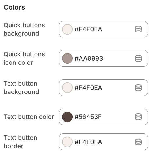 Product card colors