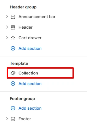 adding section