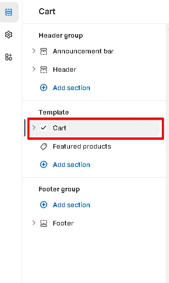 adding cart