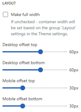 Blog template (Layout)
