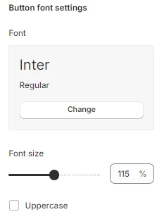 buttons settings