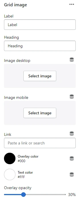 Grid images (Block grid image)