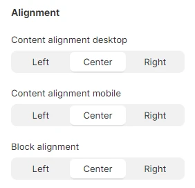 Banner Alignment