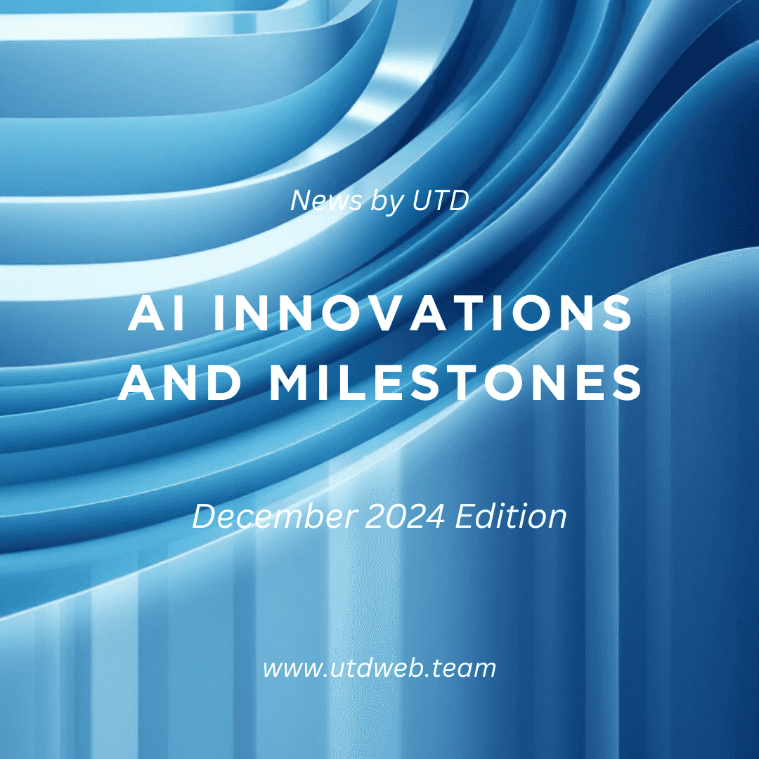 AI Innovations and Milestones: December 2024 Edition