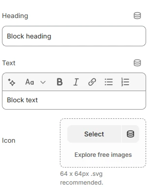 Image with text block