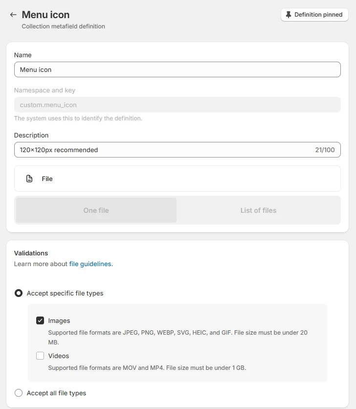 header burger menu icon settings