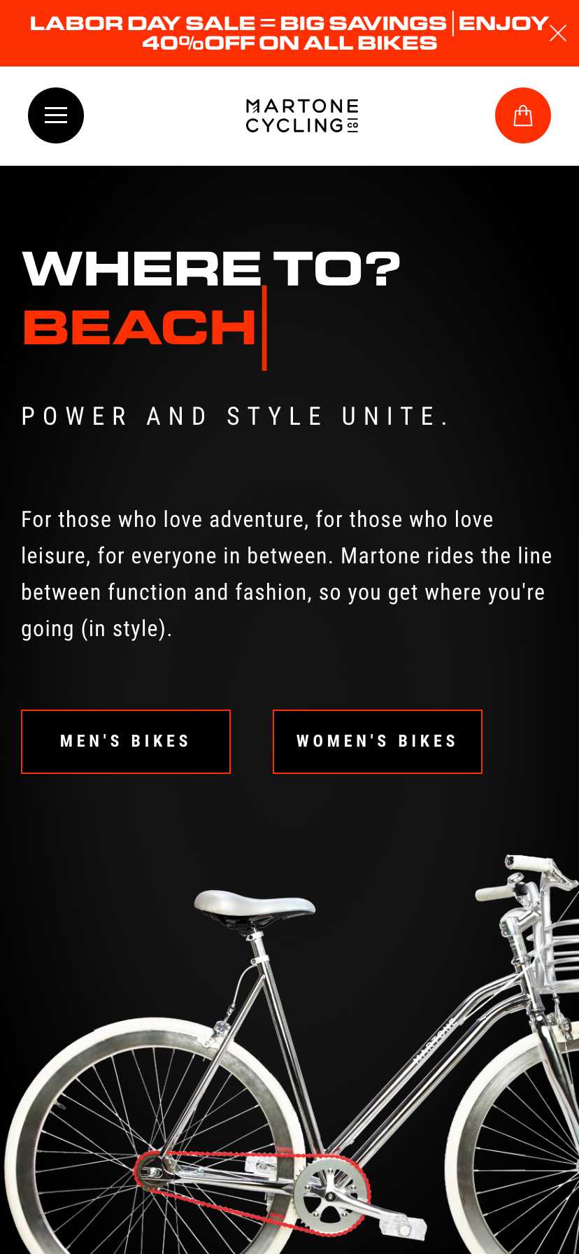 Designer Bikes by MARTONE - Best Urban Bicycles & Accessories – Martone Cycling Co