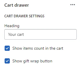Cart drawer (general)
