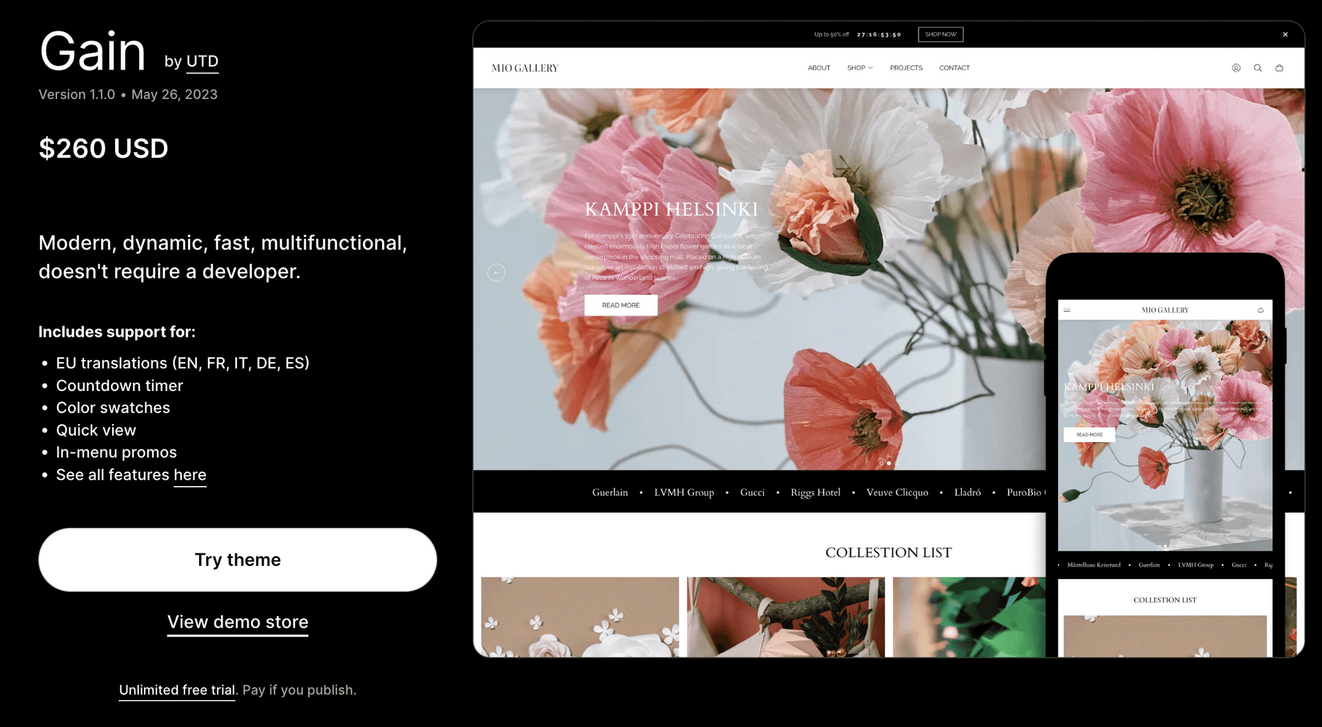 Top 5 New Themes in Shopify 2023