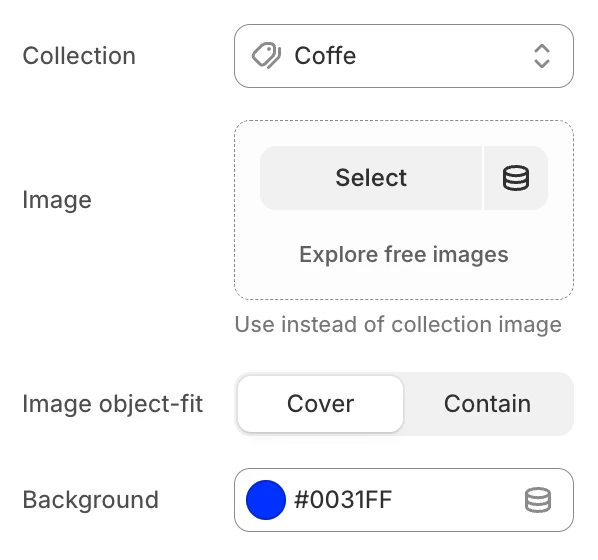 Collection list blocks