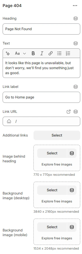 page-404-settings