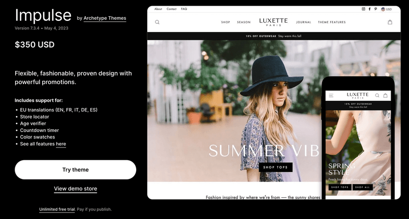 Top 5 Shopify Themes and Their Top 5 Benefits