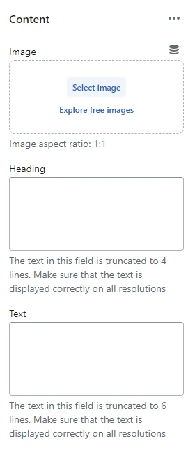 Swipe (Blocks settings)