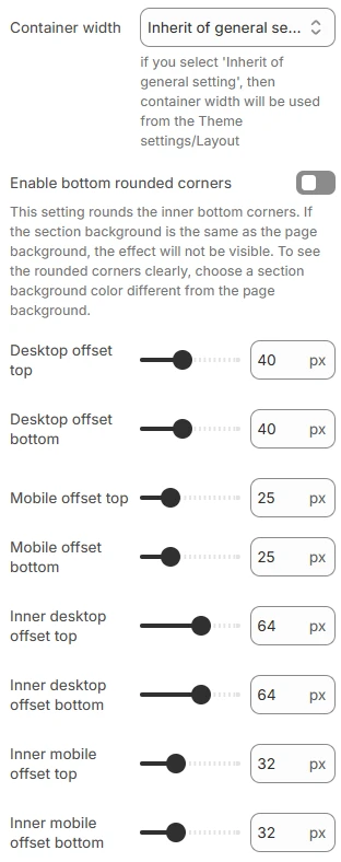Scrolling text layout