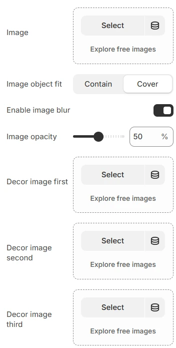 Scrolling text settings