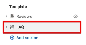 adding faq