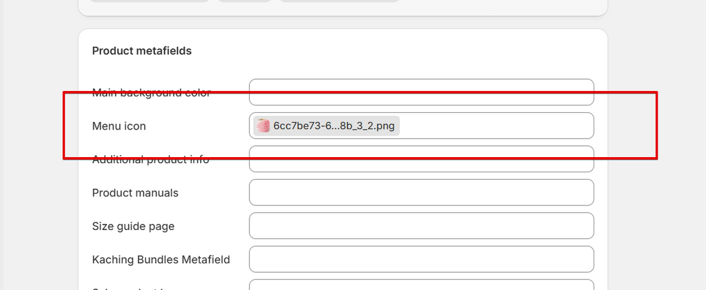 add image to metafield