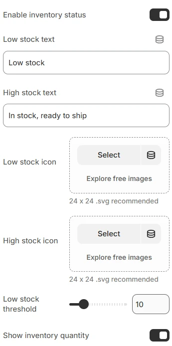 price-quantity-block-setting