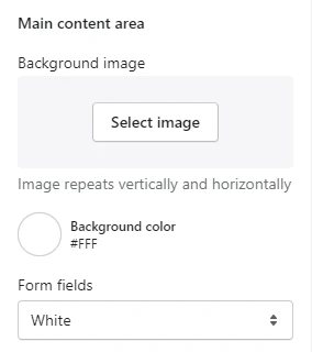 Checkout settings (Main content area)