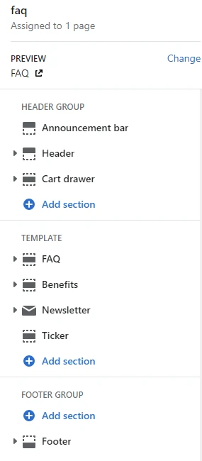 FAQ template (adding)
