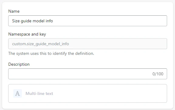 Featured product / product template (Size guide 8)