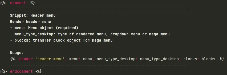 Snippet: header-menu.liquid