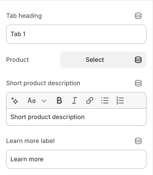 Limited edition block settings