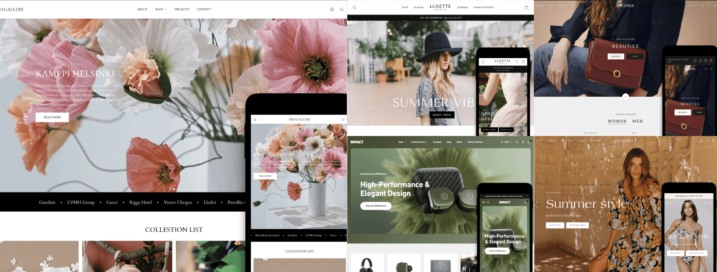 Top 5 Shopify Themes and Their Top 5 Benefits