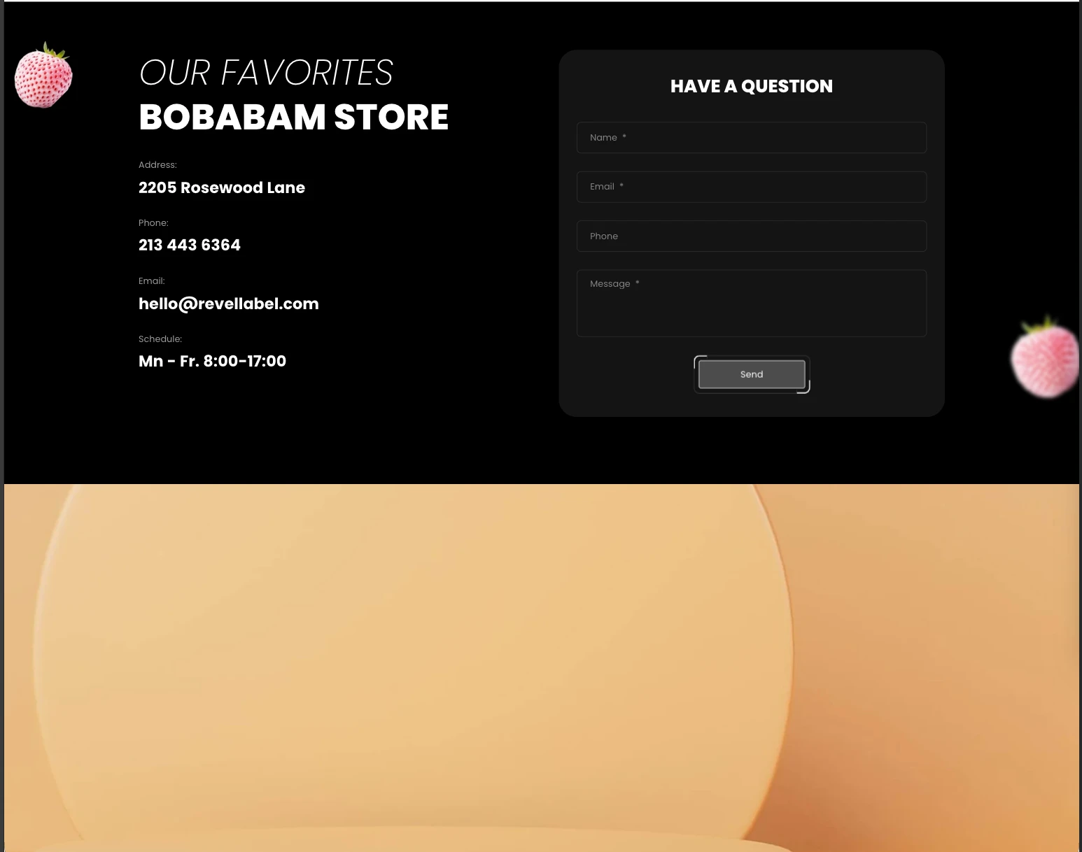 Contact template