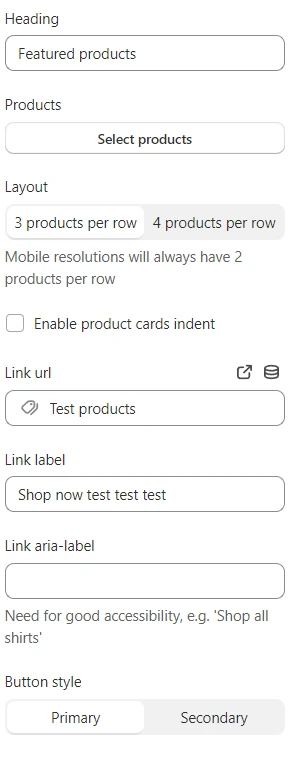 Featured products (General)