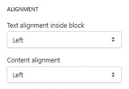 Slideshow (Block Vimeo/Youtube Video. Alignment)
