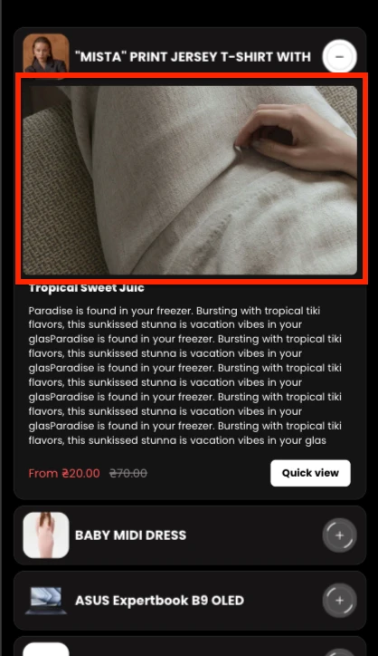 Promo products mobile image