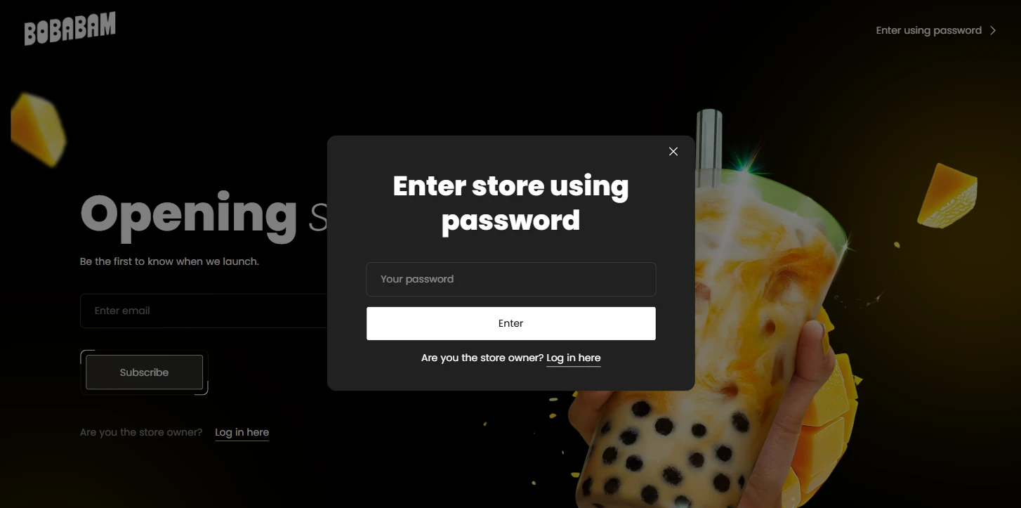 Password Page