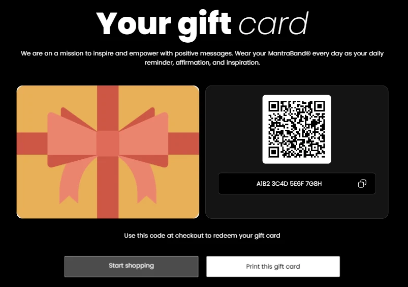 Gift card