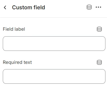 custom-field-setting