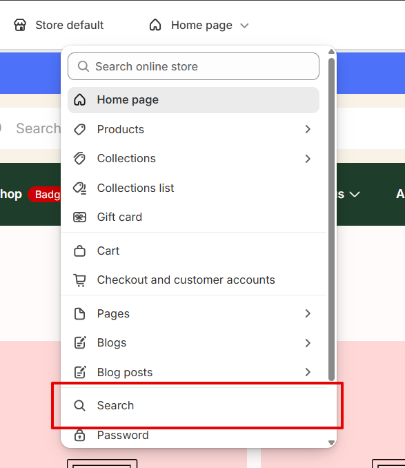 search