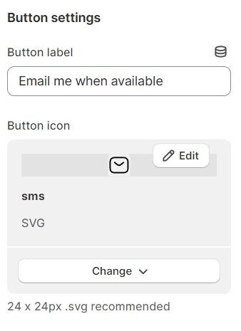 PDP Block Notify Me button settings