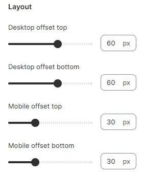 Custom liquid layout