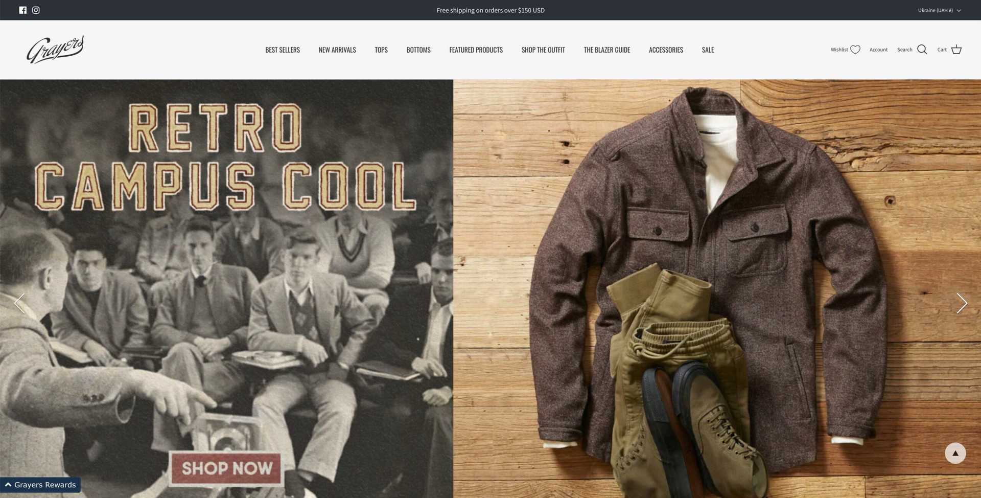 Grayers.com | Mens Clothing | Official Website | Grayers
