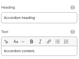 Video section block settings