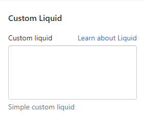 Featured product / product template (Block Custom liquid)
