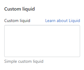Custom liquid (General)