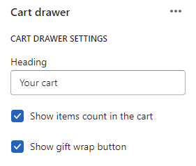Cart drawer (general)