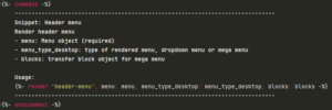 Snippet: header-menu.liquid