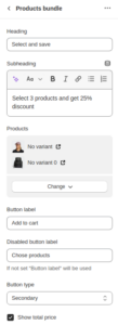 Products Bundle (General)