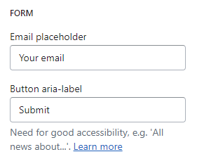 Newsletter (Form)