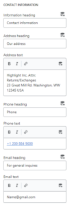 Contact template (General 1)