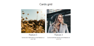 Cards grid (Center blocks on desktop)