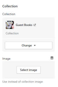 Collection list (Block collection)