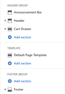 Default page tempalte (adding)
